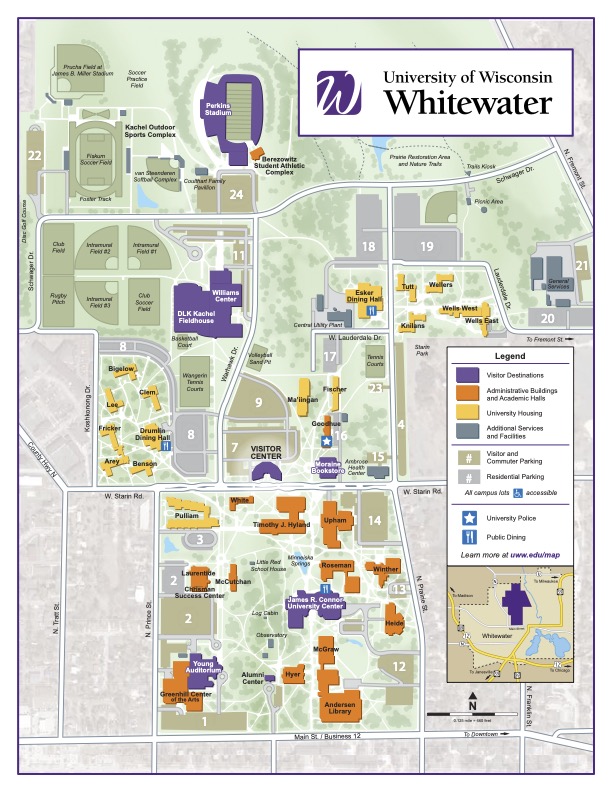 Campus Map | University of Wisconsin-Whitewater