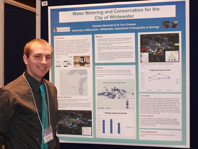 Brandon Bockrath at 2013 Undergraduate Research Day
