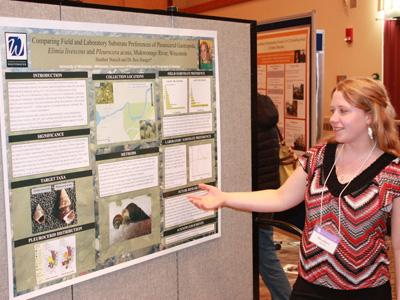 Heather Marsch presents at the 2013 Undergraduate Research Day