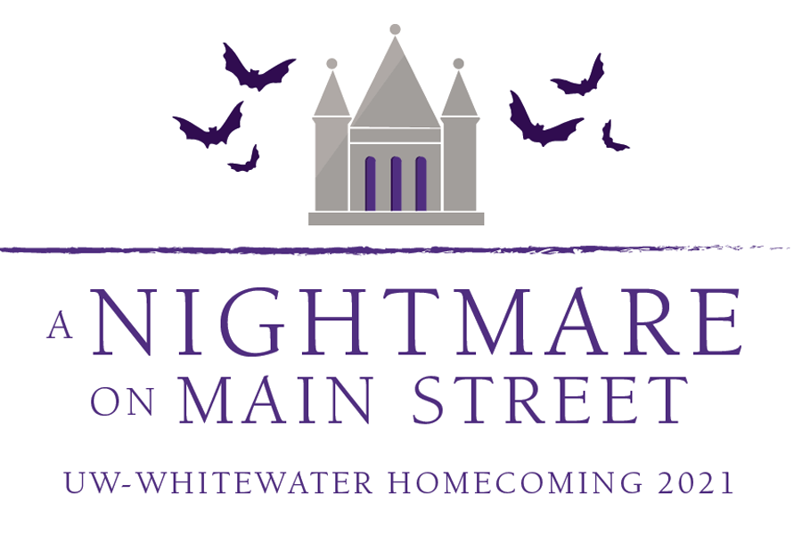 Homecoming logo: Nightmare on Main Street.