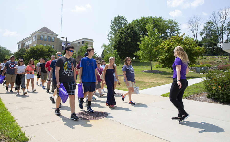 UW-Whitewater welcomes 389 people, including prospective students and their families and friends to campus for Premier Day information and tours on Thursday, July 25, 2019.