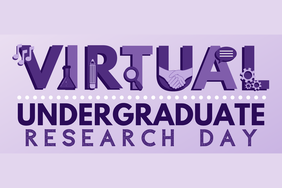 Virtual undergraduate research day graphic