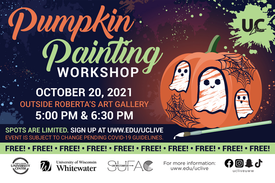 Pumpkin painting graphic.