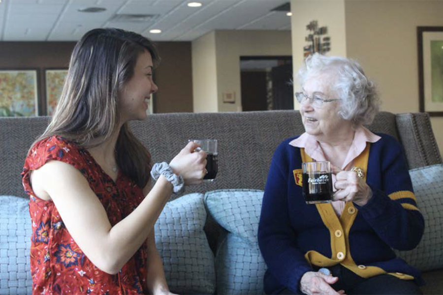 Sit and sip with Fairhaven seniors