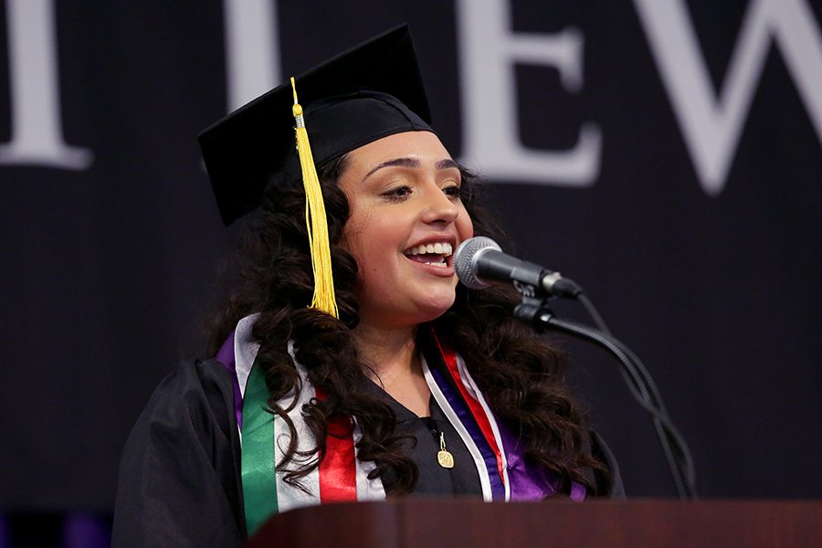 Student speaker