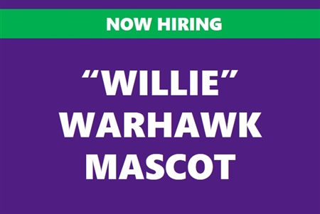 "Willie" the Warhawk Mascot