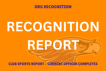 Recognition Report