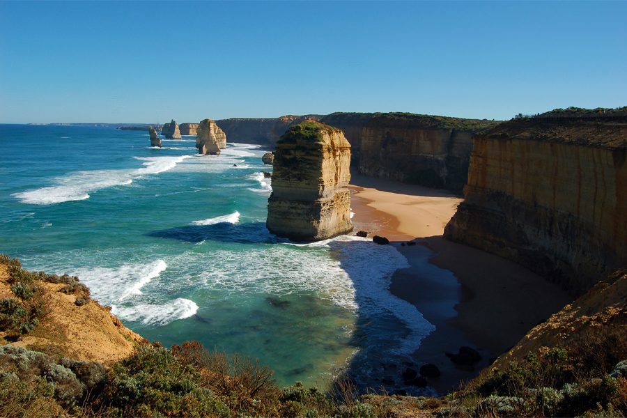 An Australian coast.