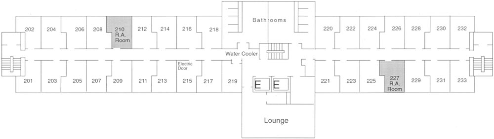 Wells East Tower Floorplan