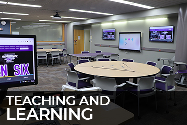 view of an active learning classroom
