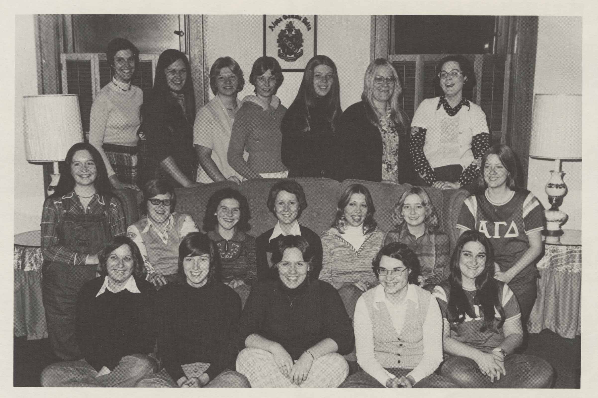 Alpha Gamma Delta group members