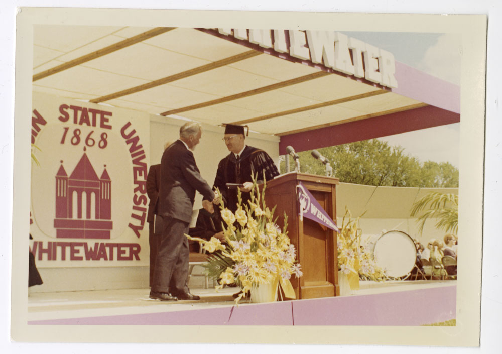 Summer Commencement Stage