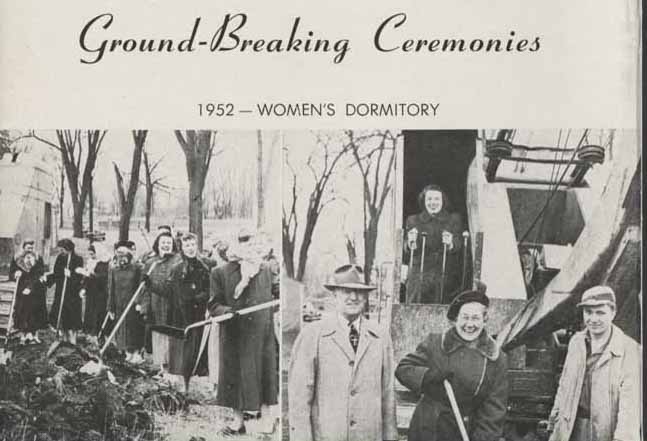 Dormitory groundbreaking ceremony