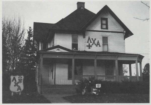 Lambda Chi Alpha house in 1989.