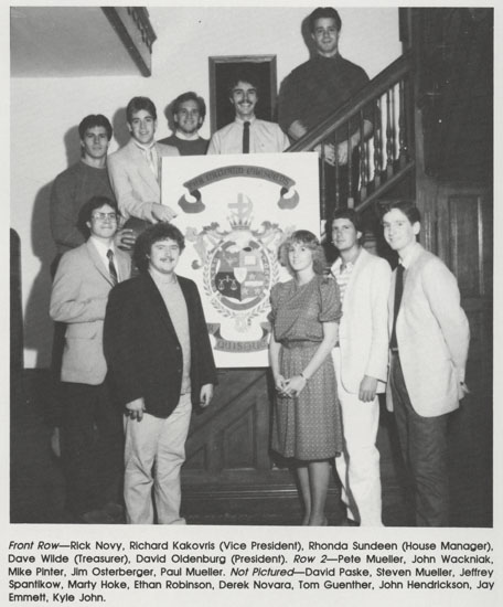 Lambda Chi Alpha Officers, 1986.