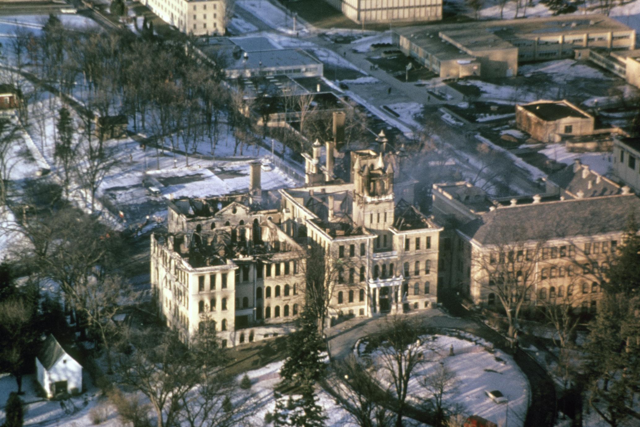 Old Main After the Fire