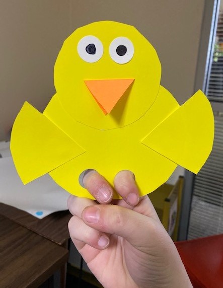 duck puppet craft