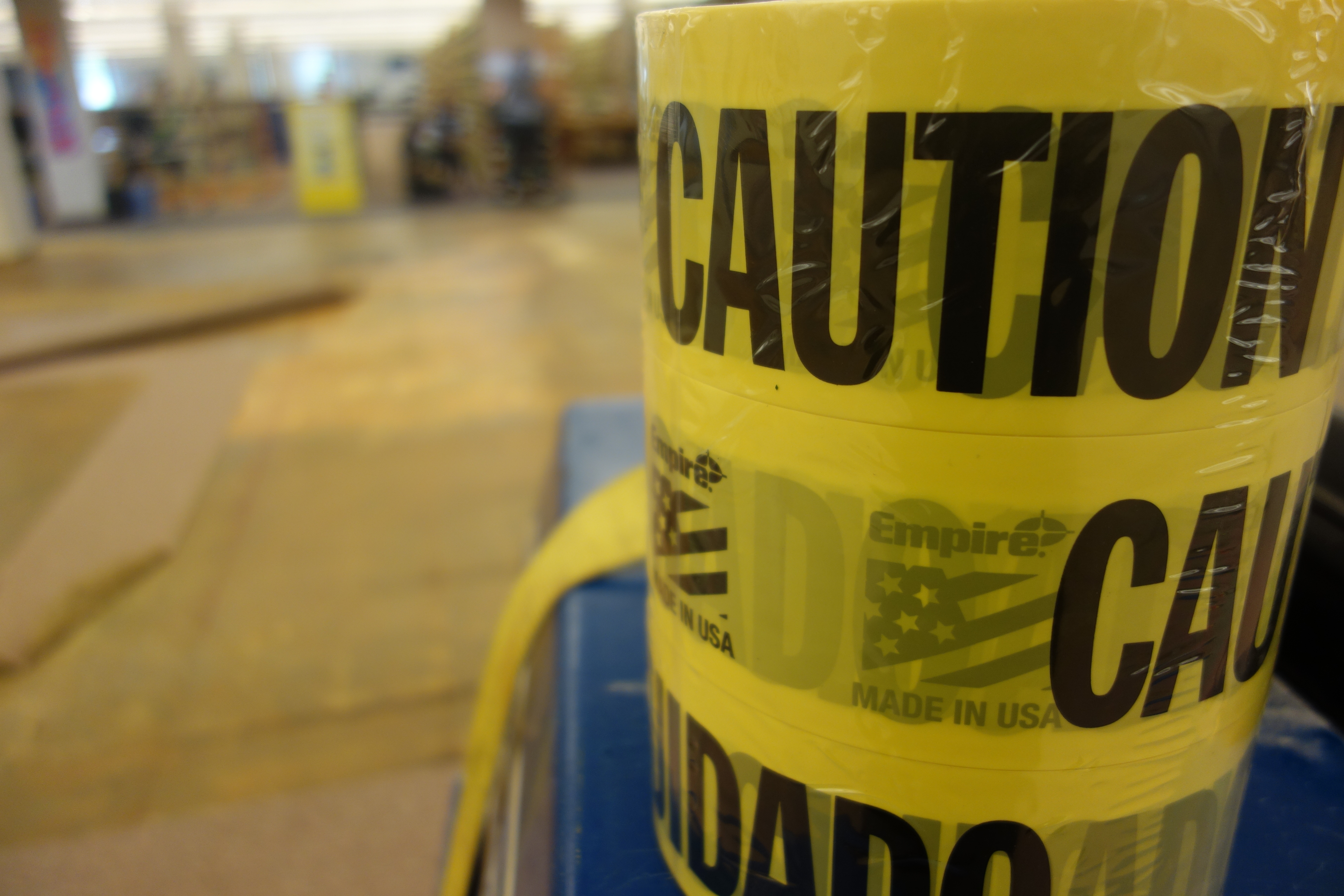 Caution Tape Close-Up