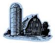 clip art of barn with silo