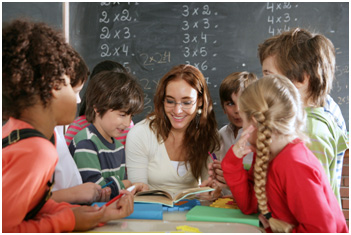 Teacher Reading to Class