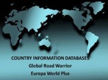 image of world with caption listing two databases of country information