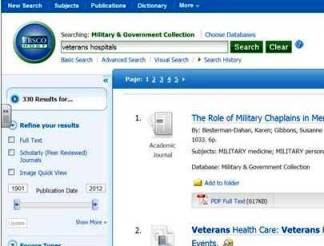 EBSCO Military & Government Collection