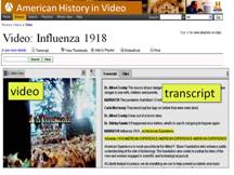 Screenshot of Influenza 1918 video