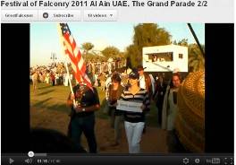 Grand Parade of Nations at International Falconry Festival 2011 video 2 of 2