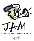 Logo for Jazz Appreciation Month