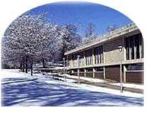 Andersen Library in snow