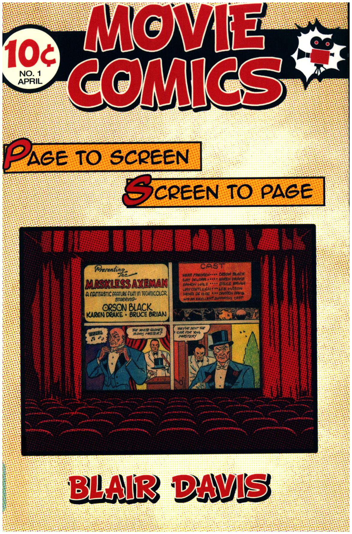 Movie Comics: Page to Screen / Screen to Page book jacket