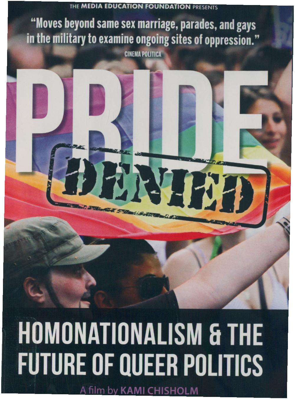Pride Denied: Homonationalism & the Future of Queer Politics video jacket