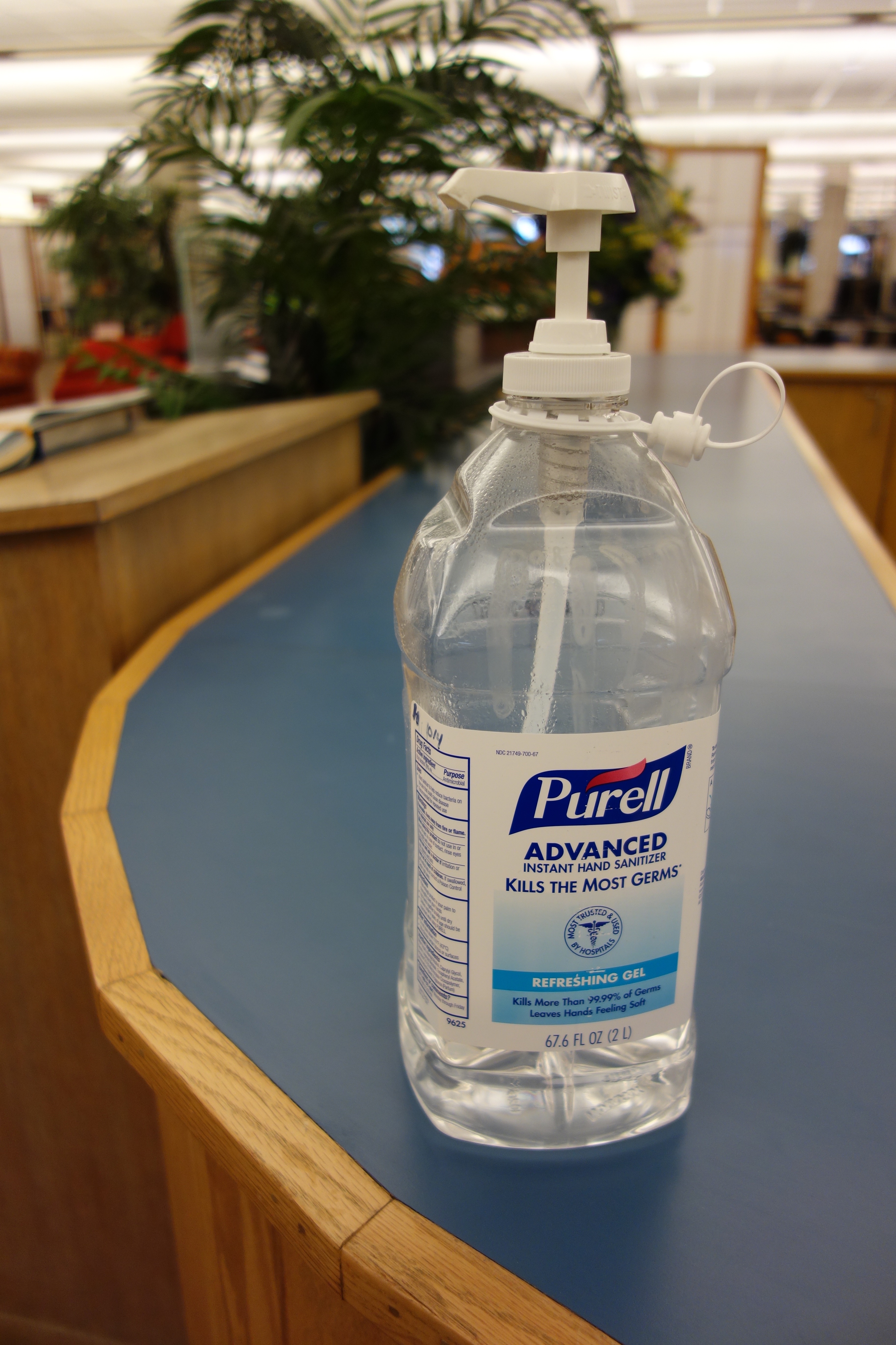 Hand sanitizer for use by students