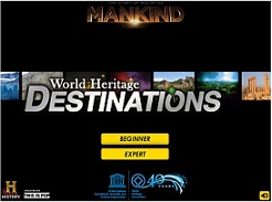Screen shot of World Heritage Sites game