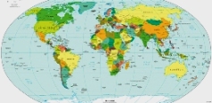 CIA world political map image