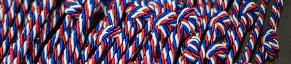 Image: Patriotic striped ropes