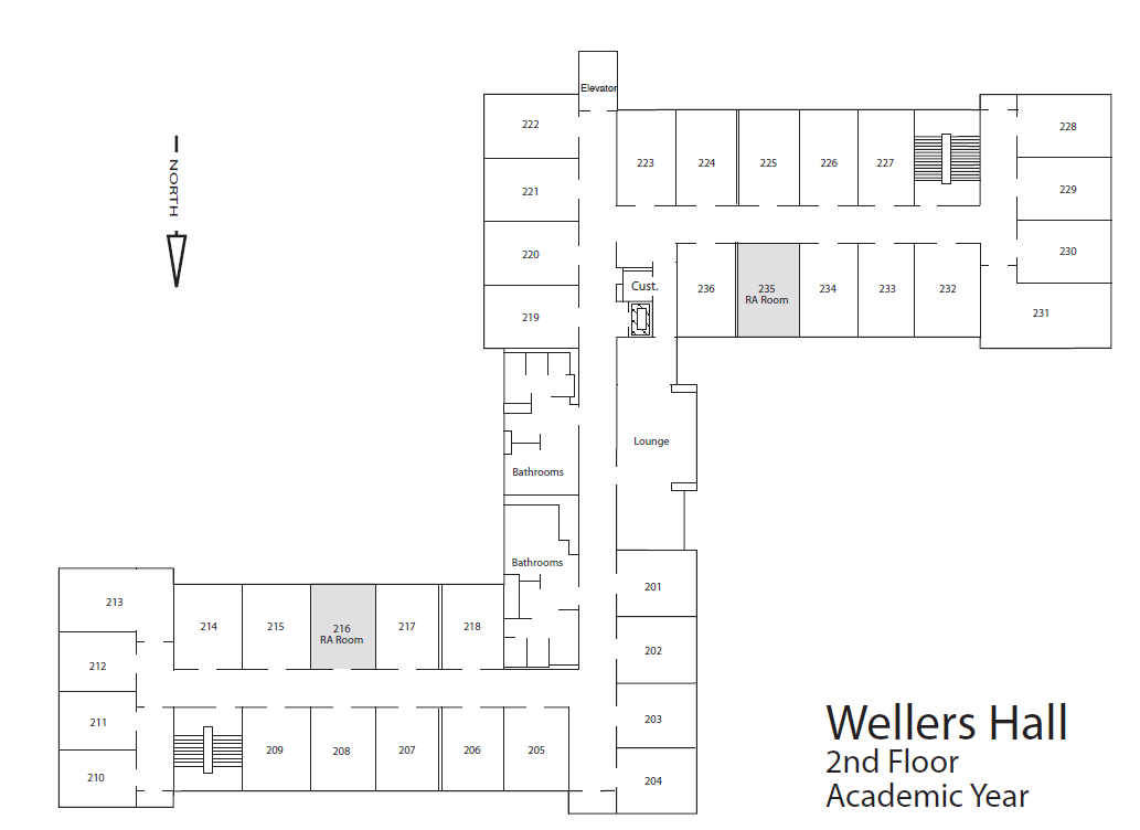 Wellers Hall Floorplan