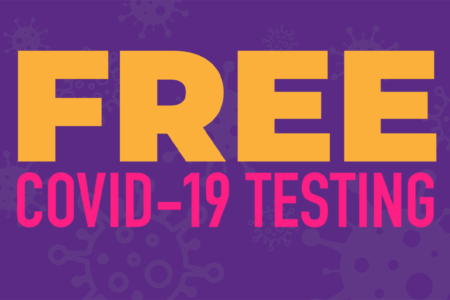 Free COVID-19 testing.