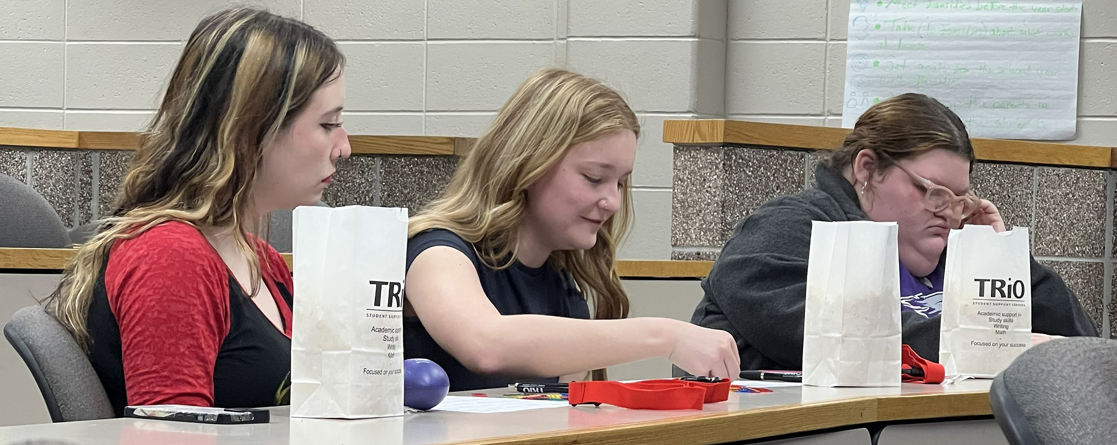 Students in the TRIO program