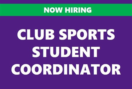Club Sports Student Coordinator