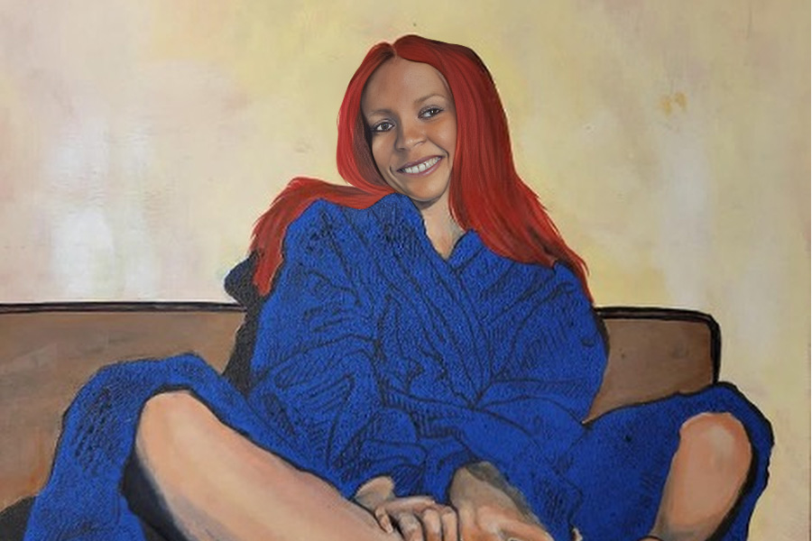 self portrait of Avi Stone