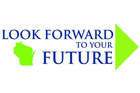 Logo of Look Forward Wisconsin, Look Forward to Your Future