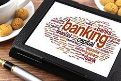 Banking Word Cloud Graphic