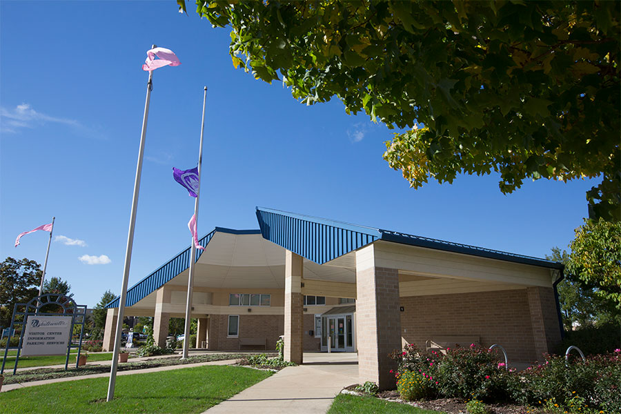 The Visitor's Center on the UW-Whitewater campus.