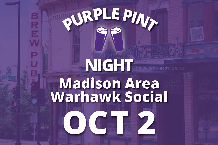 Purple Pint Night – Madison Area Warhawk Social