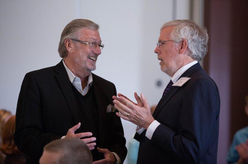 John Madison '75 and Chancellor Telfer