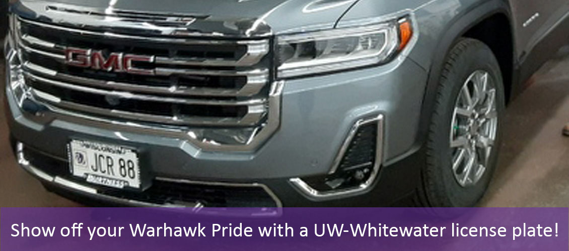 UW-W License Plates