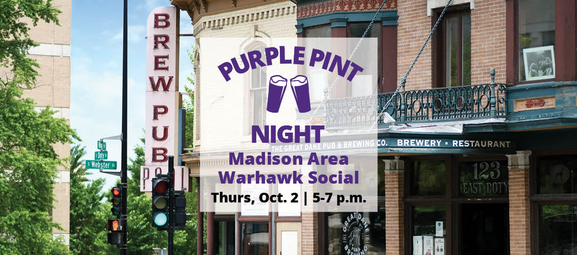Purple Pint Night – Madison Area Warhawk Social