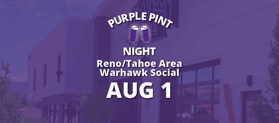 Purple Pint Night – Reno/Tahoe Area Warhawk Social