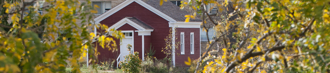 UW-Whitewater red schoolhouse